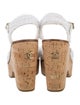 Chanel 2022 Interlocking CC Logo Sandals