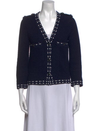 Chanel 2016 V-Neck Sweater