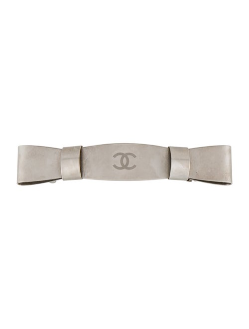 Chanel Metal CC Barrette