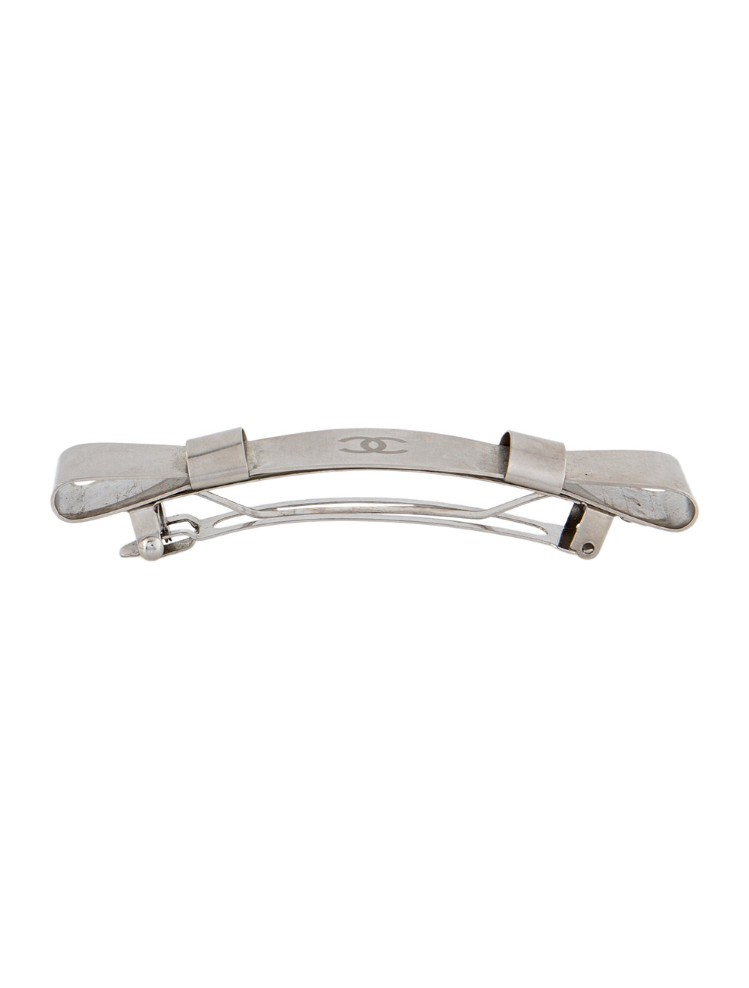 Chanel Metal CC Barrette