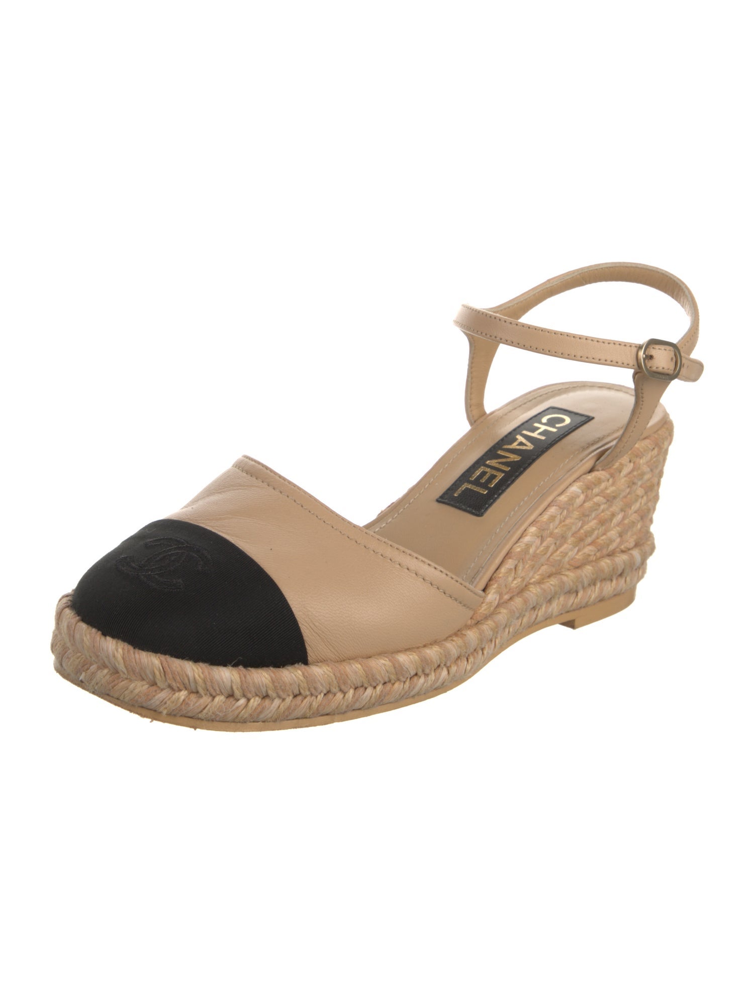 Chanel 2023 Interlocking CC Logo Slingback Pumps