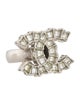 Chanel Strass CC Cocktail Ring