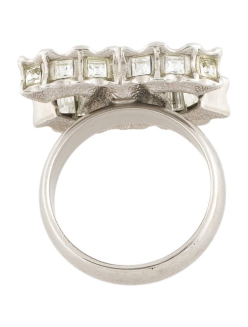 Chanel Strass CC Cocktail Ring
