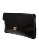Chanel Chevron CC Envelope Clutch