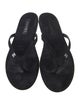 Chanel 2024 Interlocking CC Logo Flip Flops w/ Tags