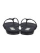 Chanel 2024 Interlocking CC Logo Flip Flops w/ Tags