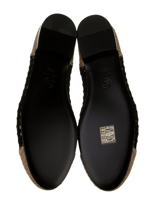Chanel 2025 Interlocking CC Logo Flats