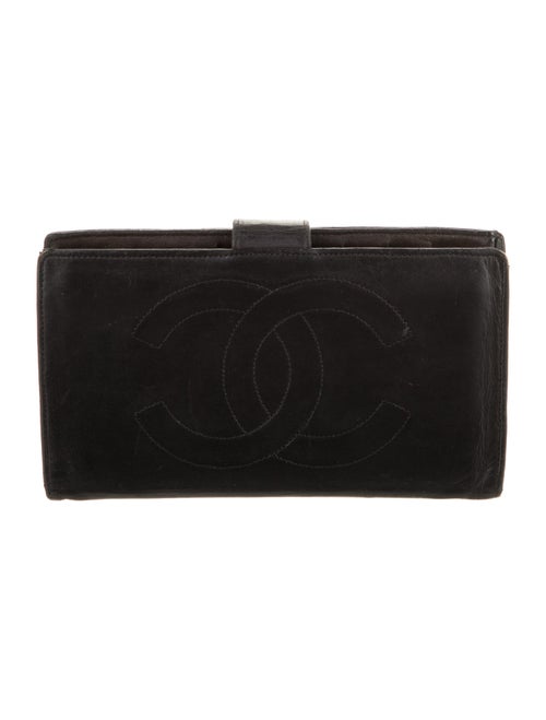 Chanel 1994-1996 Interlocking CC Logo French Purse