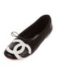 Chanel 2012 Interlocking CC Logo Ballet Flats