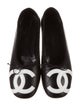 Chanel 2012 Interlocking CC Logo Ballet Flats