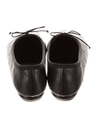 Chanel 2012 Interlocking CC Logo Ballet Flats