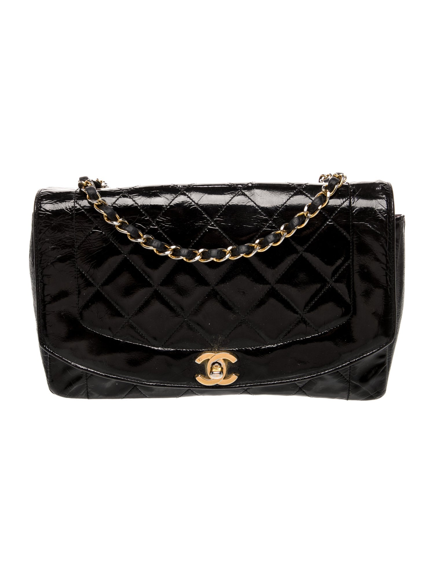 Chanel Patent Diana Flap Bag