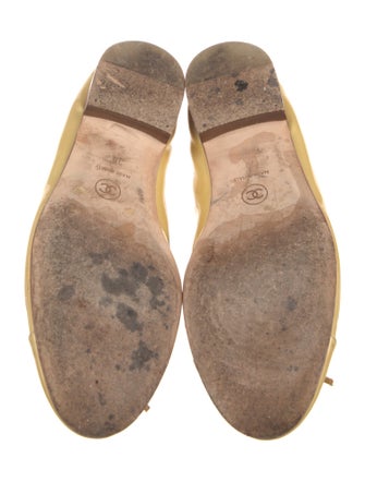 Chanel Interlocking CC Logo Patent Leather Ballet Flats