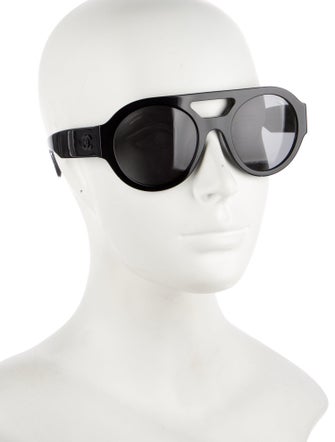 Chanel Round Tinted Sunglasses
