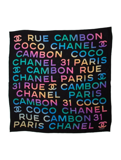 Chanel Rue Cambon 31 Silk Scarf