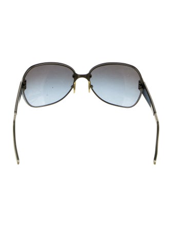 Versace Oversize Gradient Sunglasses
