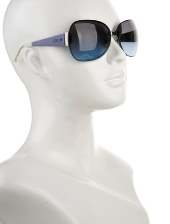 Versace Oversize Gradient Sunglasses