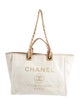 Chanel Large Deauville Shopping Tote