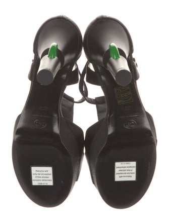 Chanel Satin T-Strap Pumps