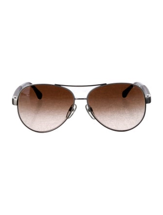 Chanel Interlocking CC Logo Aviator Sunglasses
