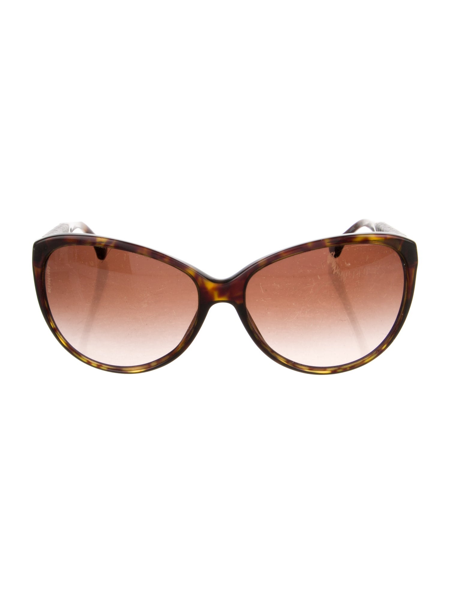 Chanel Interlocking CC Logo Cat-Eye Sunglasses