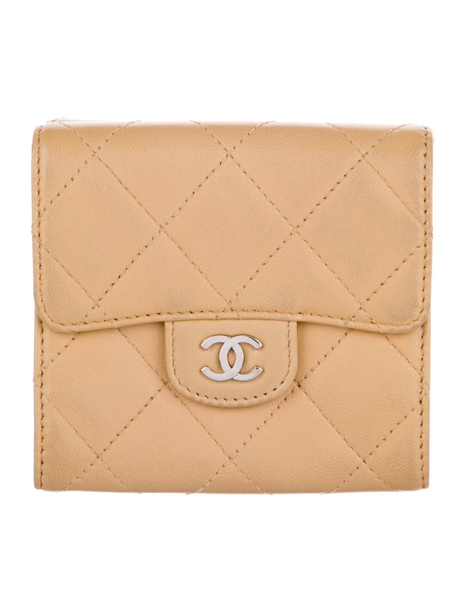 Chanel 2005-2006 Interlocking CC Logo Compact Wallet