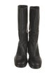 Chanel Interlocking CC Logo Calfskin Boots