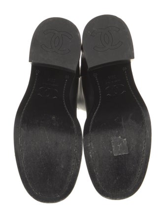 Chanel Interlocking CC Logo Calfskin Boots
