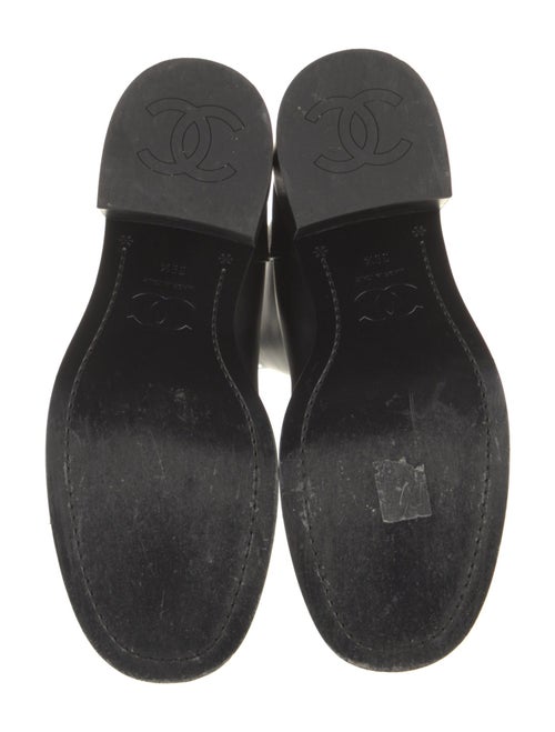 Chanel Interlocking CC Logo Calfskin Boots