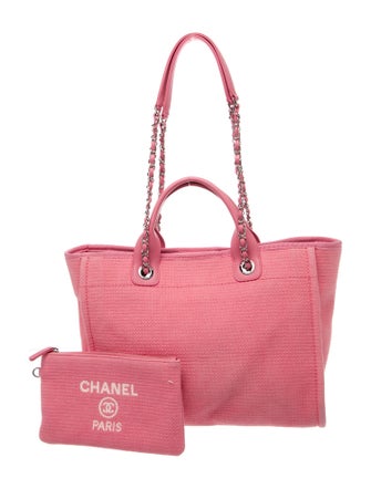 Chanel Small Deauville Shopping Bag w/ Pouch