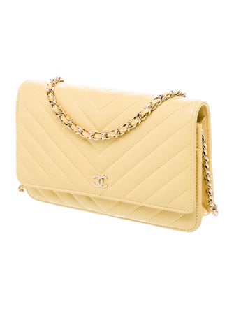 Chanel Classic Chevron Wallet On Chain