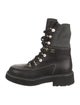 Chanel 2021 Interlocking CC Logo Combat Boots