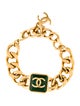 Chanel Gripoix CC Link Bracelet