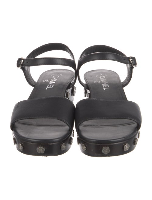 Chanel 2016 Interlocking CC Logo Sandals