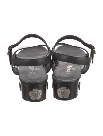 Chanel 2016 Interlocking CC Logo Sandals