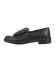 Chanel Interlocking CC Logo Leather Loafers