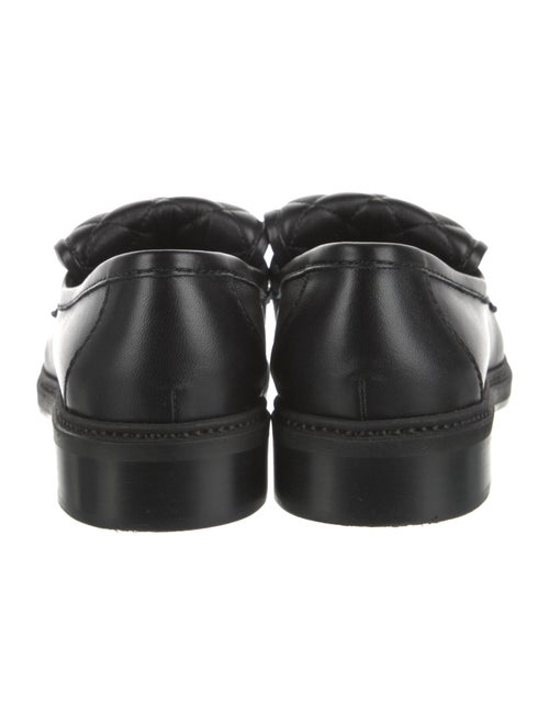 Chanel Interlocking CC Logo Leather Loafers