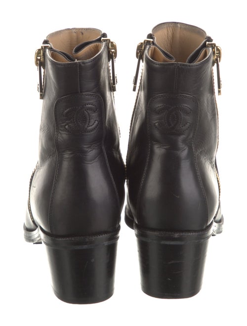 Chanel 2015 Interlocking CC Logo Boots