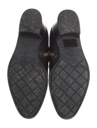 Chanel 2015 Interlocking CC Logo Boots