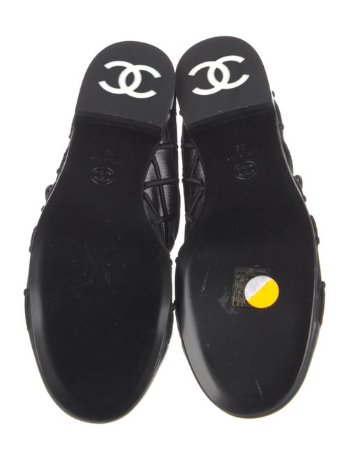 Chanel 2025 Interlocking CC Logo Mary Jane Flats