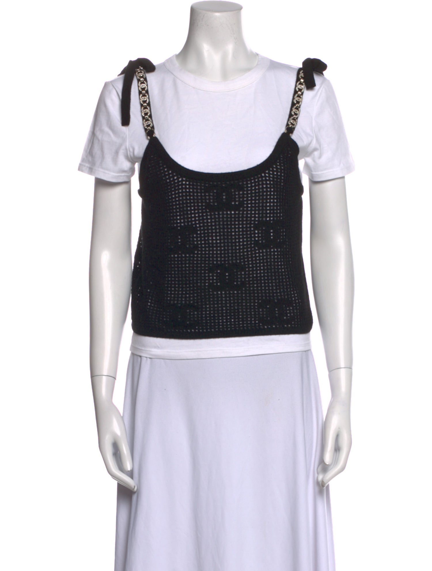Chanel 2022 Scoop Neck Crop Top