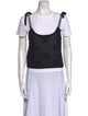 Chanel 2022 Scoop Neck Crop Top