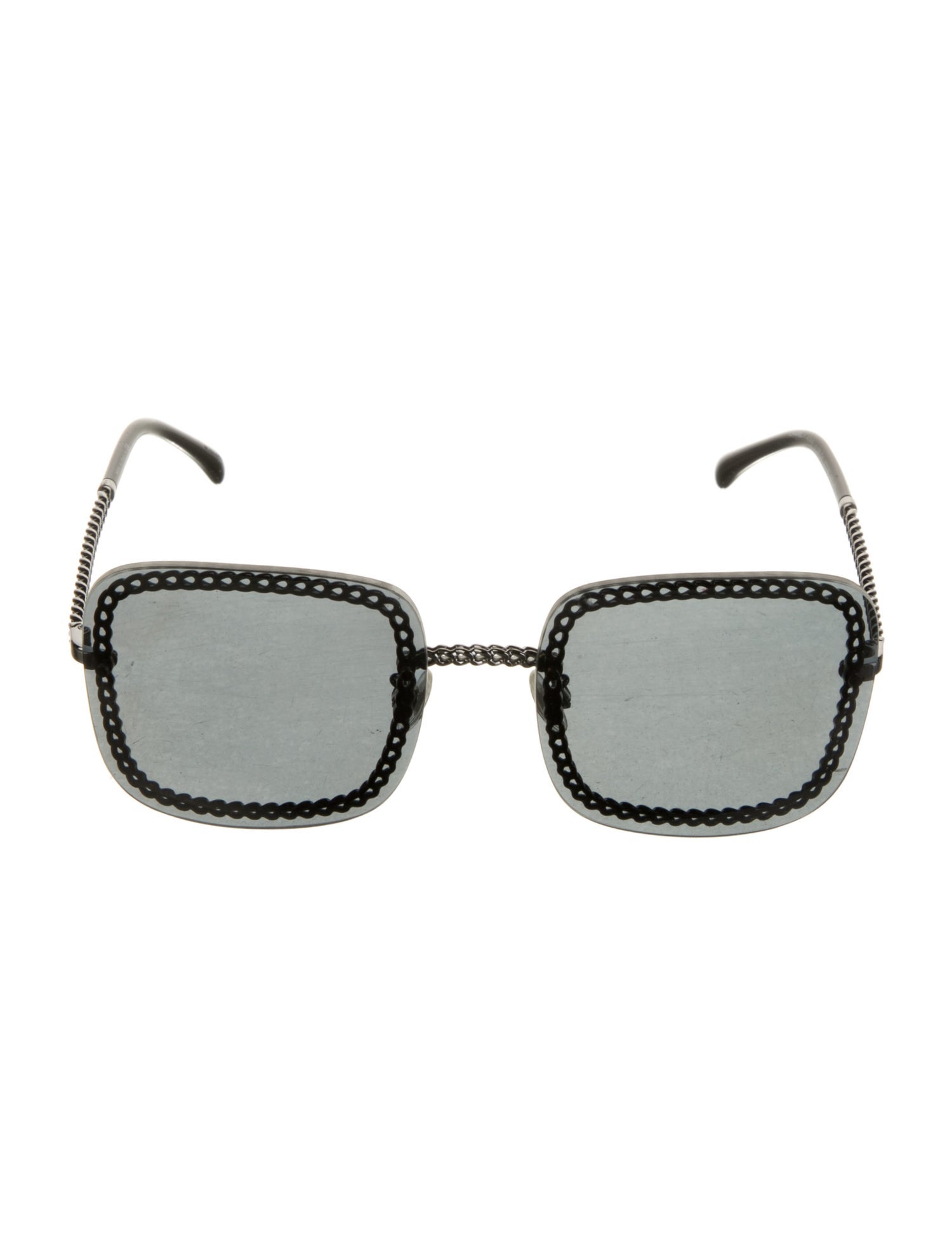 Chanel Interlocking CC Logo Square Sunglasses