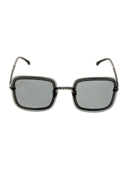 Chanel Interlocking CC Logo Square Sunglasses