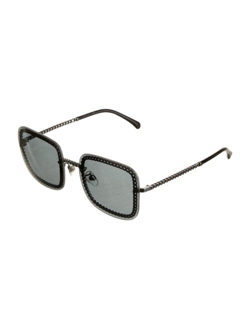 Chanel Interlocking CC Logo Square Sunglasses