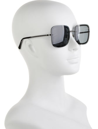 Chanel Interlocking CC Logo Square Sunglasses