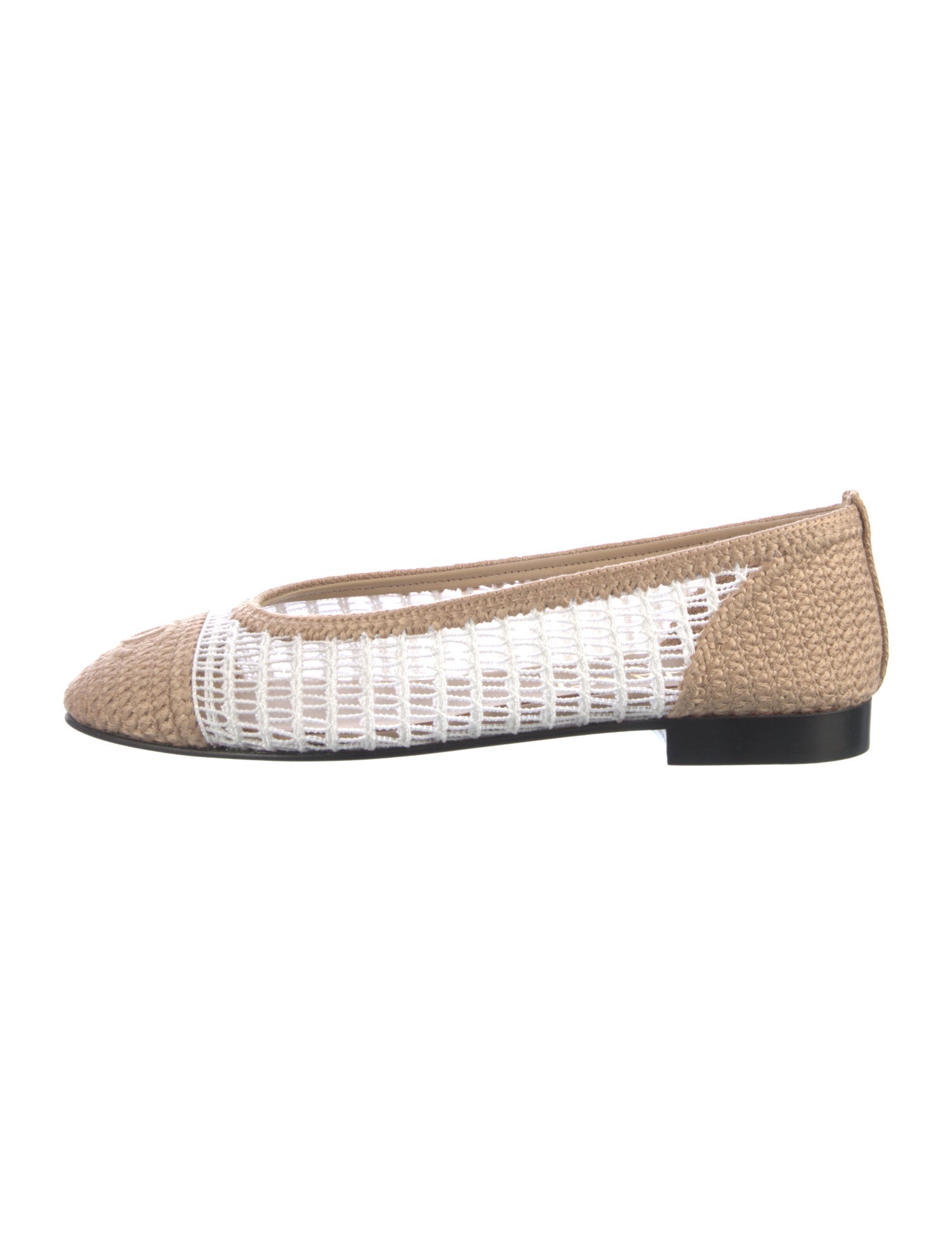 Chanel 2025 Interlocking CC Logo Ballet Flats