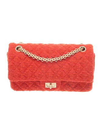 Chanel Tweed Reissue 225 Double Flap Bag