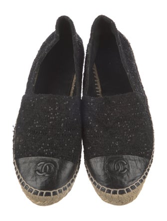 Chanel 2016 Interlocking CC Logo Espadrilles