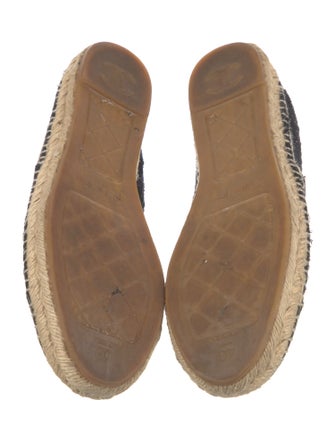 Chanel 2016 Interlocking CC Logo Espadrilles